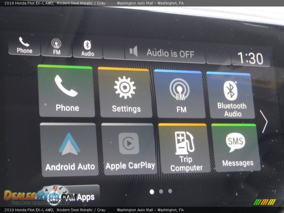 2019 Honda Pilot EX-L AWD Modern Steel Metallic / Gray Photo #23