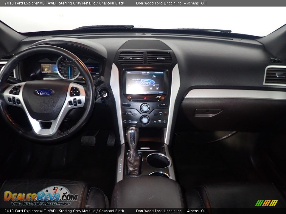 2013 Ford Explorer XLT 4WD Sterling Gray Metallic / Charcoal Black Photo #26