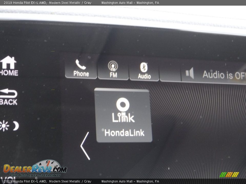 2019 Honda Pilot EX-L AWD Modern Steel Metallic / Gray Photo #25