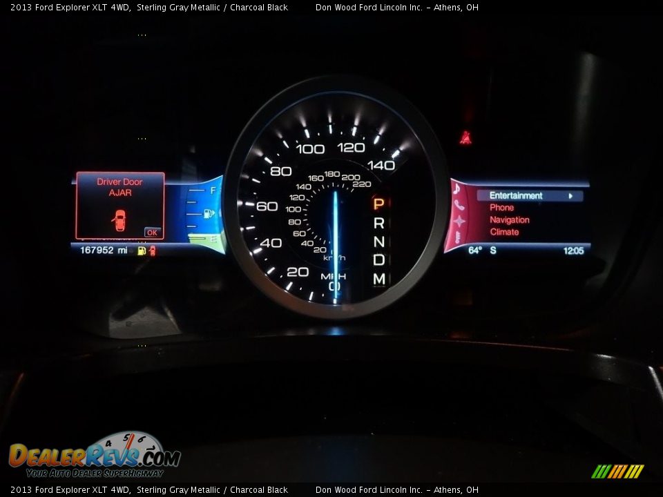 2013 Ford Explorer XLT 4WD Sterling Gray Metallic / Charcoal Black Photo #29