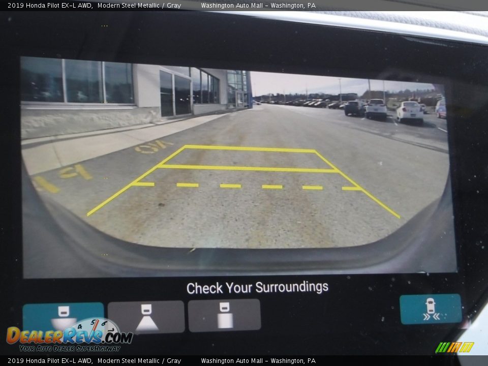 2019 Honda Pilot EX-L AWD Modern Steel Metallic / Gray Photo #26