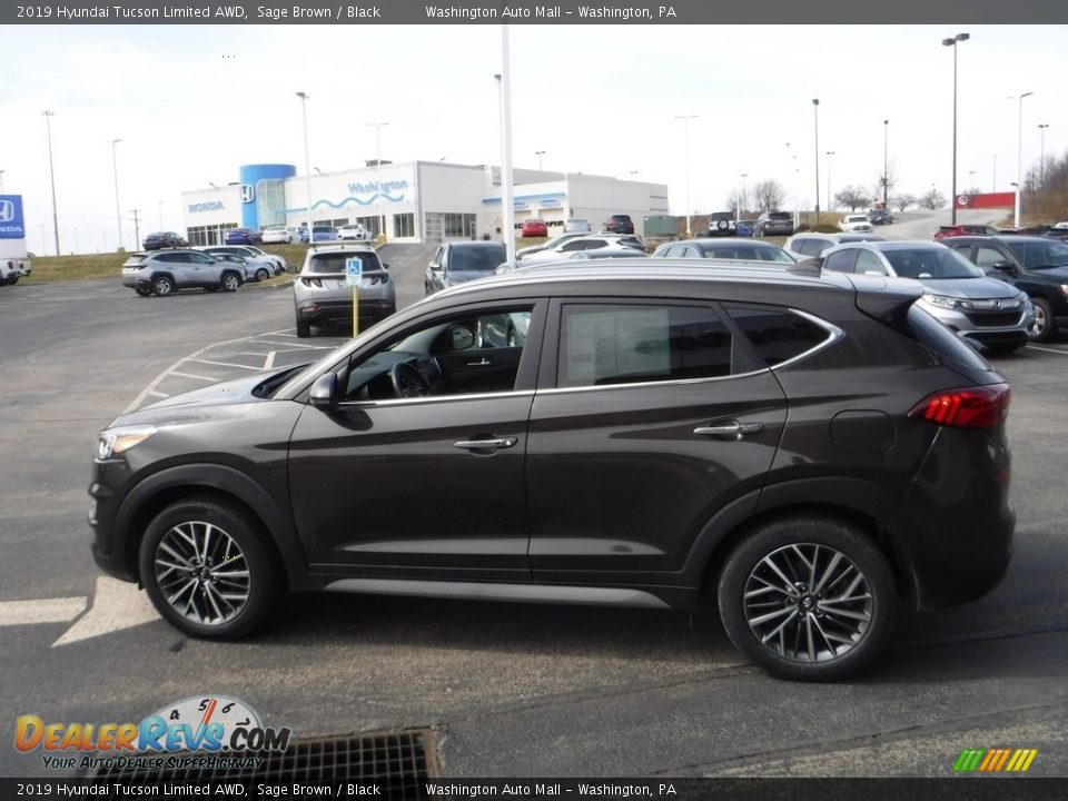 2019 Hyundai Tucson Limited AWD Sage Brown / Black Photo #6