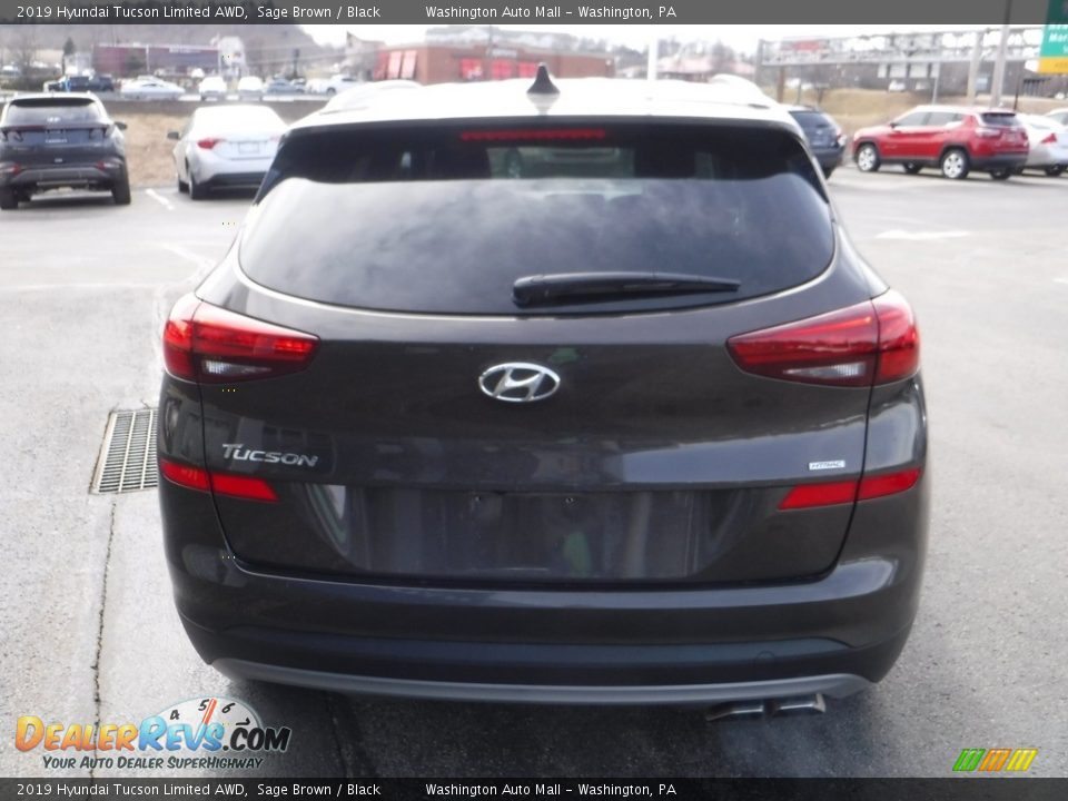 2019 Hyundai Tucson Limited AWD Sage Brown / Black Photo #8