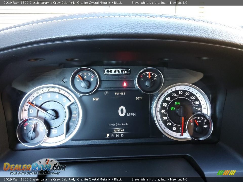 2019 Ram 1500 Classic Laramie Crew Cab 4x4 Gauges Photo #22