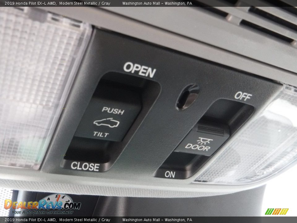 2019 Honda Pilot EX-L AWD Modern Steel Metallic / Gray Photo #30