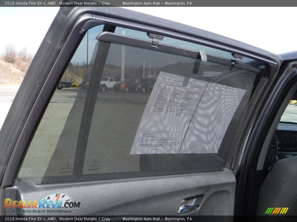 2019 Honda Pilot EX-L AWD Modern Steel Metallic / Gray Photo #33