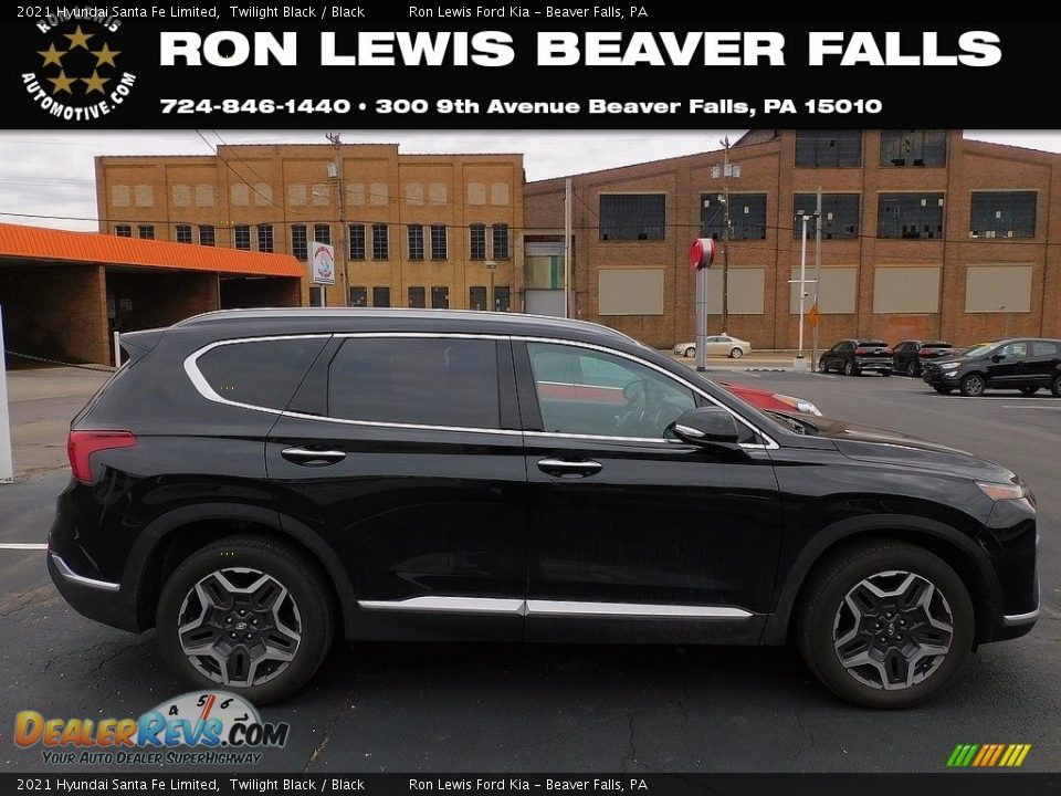 2021 Hyundai Santa Fe Limited Twilight Black / Black Photo #1