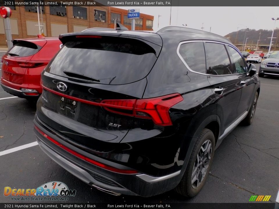 2021 Hyundai Santa Fe Limited Twilight Black / Black Photo #2