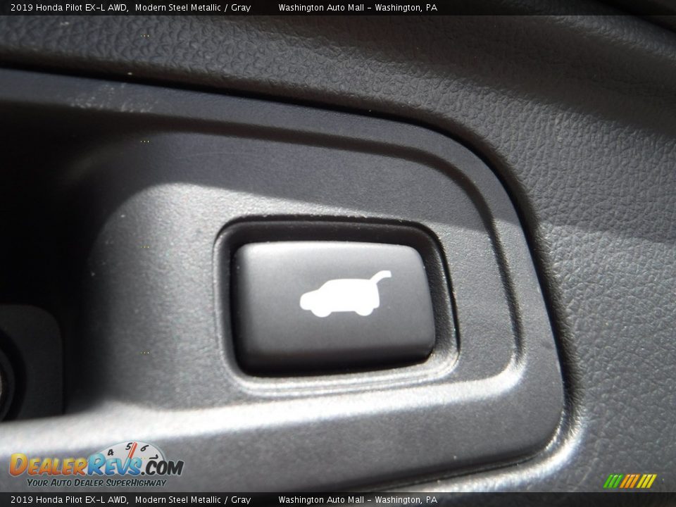 2019 Honda Pilot EX-L AWD Modern Steel Metallic / Gray Photo #36