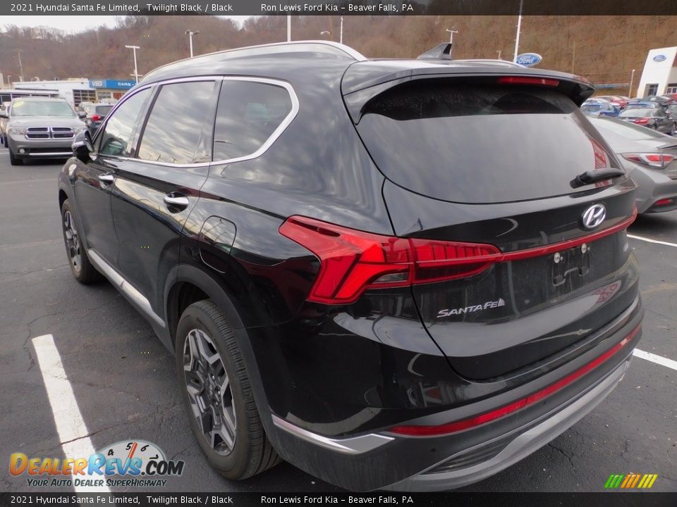2021 Hyundai Santa Fe Limited Twilight Black / Black Photo #3