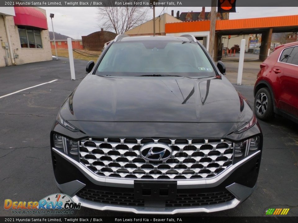 2021 Hyundai Santa Fe Limited Twilight Black / Black Photo #5