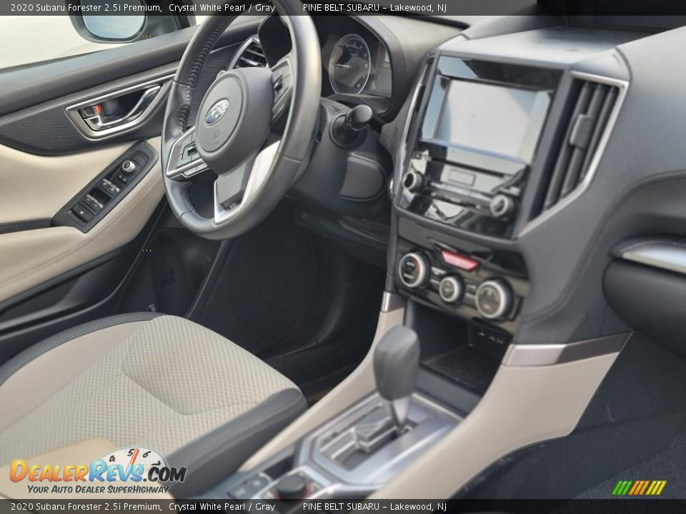 2020 Subaru Forester 2.5i Premium Crystal White Pearl / Gray Photo #2