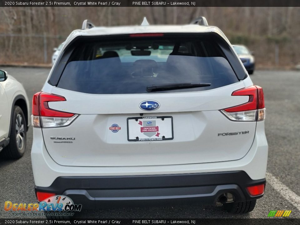 2020 Subaru Forester 2.5i Premium Crystal White Pearl / Gray Photo #4