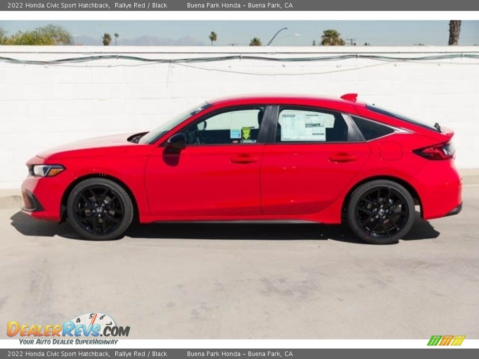 Rallye Red 2022 Honda Civic Sport Hatchback Photo #4