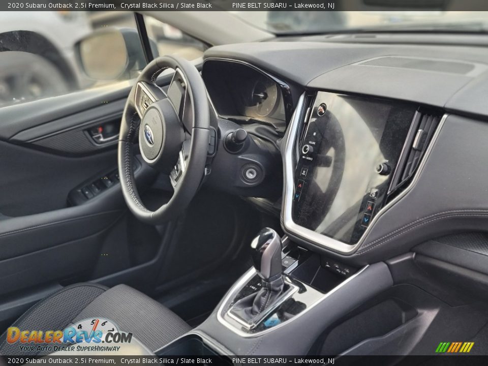 2020 Subaru Outback 2.5i Premium Crystal Black Silica / Slate Black Photo #2