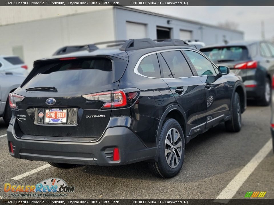 2020 Subaru Outback 2.5i Premium Crystal Black Silica / Slate Black Photo #3