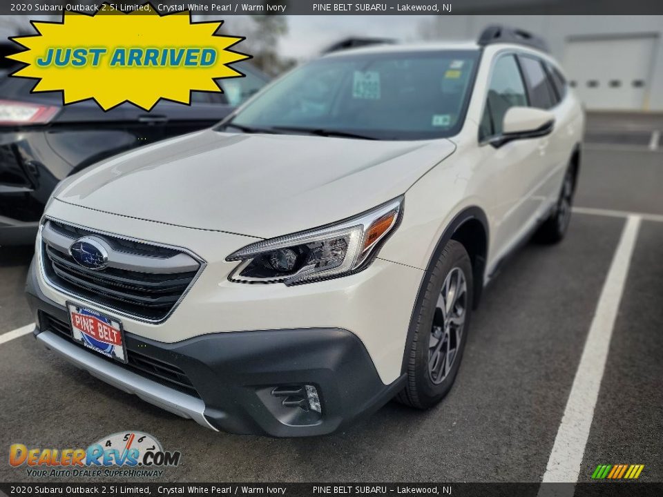 2020 Subaru Outback 2.5i Limited Crystal White Pearl / Warm Ivory Photo #1