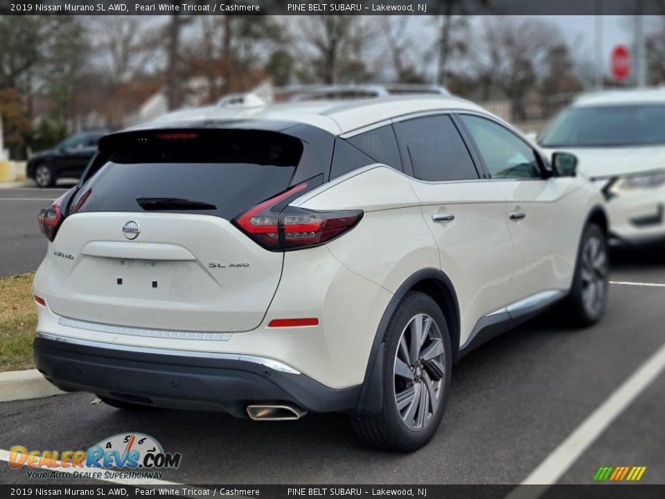 2019 Nissan Murano SL AWD Pearl White Tricoat / Cashmere Photo #2