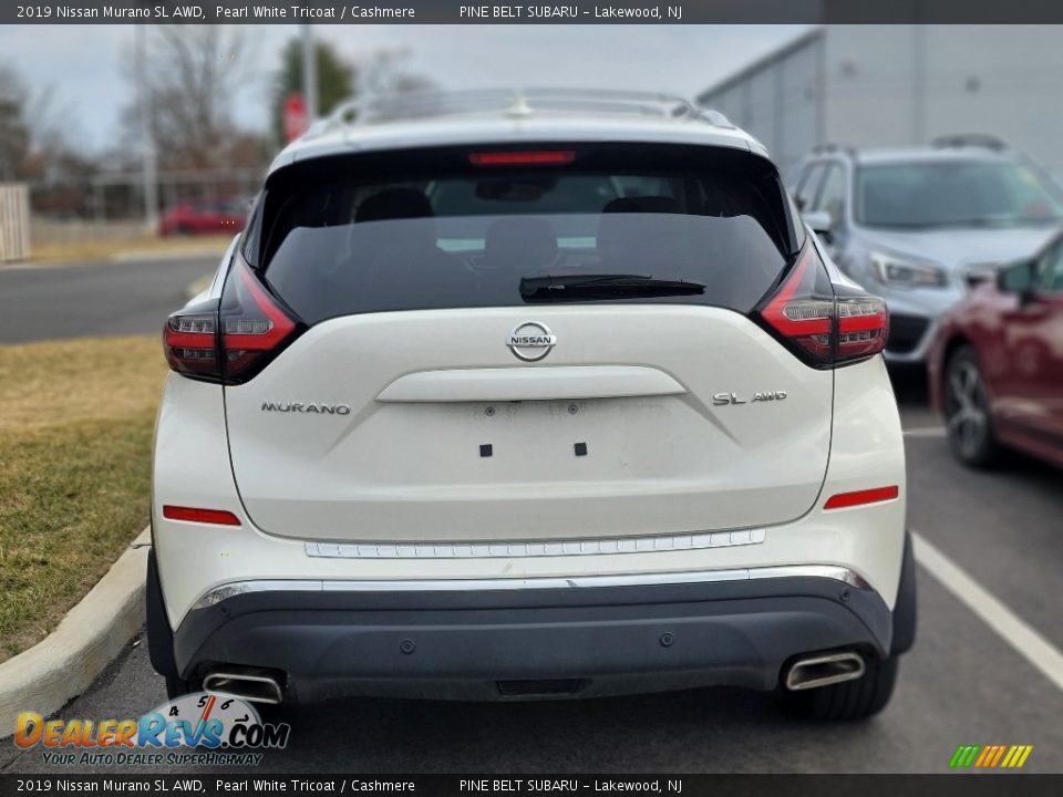 2019 Nissan Murano SL AWD Pearl White Tricoat / Cashmere Photo #3