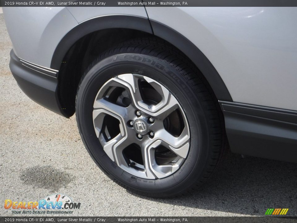 2019 Honda CR-V EX AWD Lunar Silver Metallic / Gray Photo #4