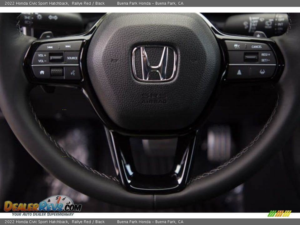 2022 Honda Civic Sport Hatchback Steering Wheel Photo #19