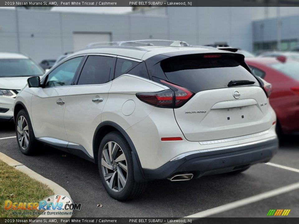 2019 Nissan Murano SL AWD Pearl White Tricoat / Cashmere Photo #4