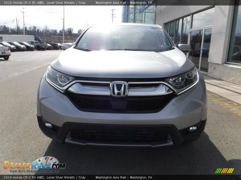 2019 Honda CR-V EX AWD Lunar Silver Metallic / Gray Photo #5