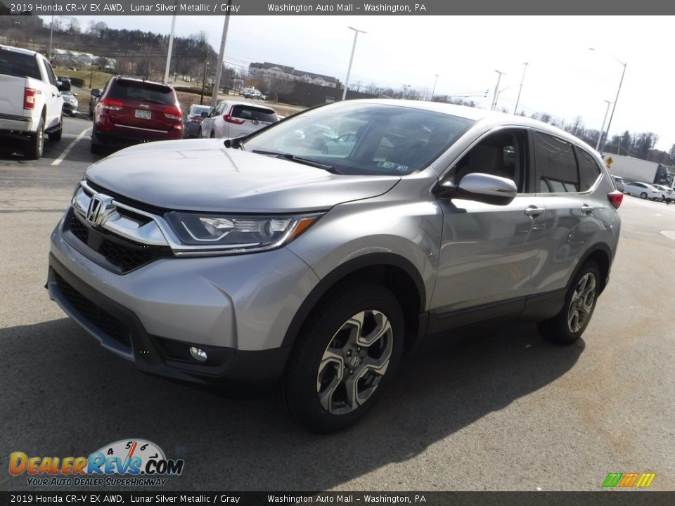 2019 Honda CR-V EX AWD Lunar Silver Metallic / Gray Photo #6