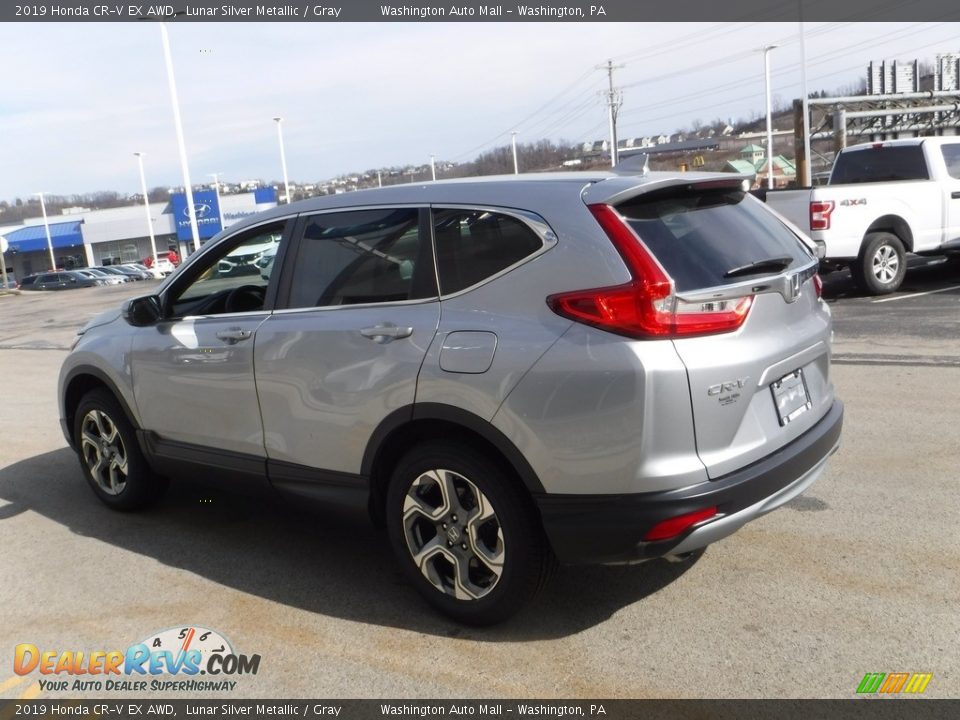 2019 Honda CR-V EX AWD Lunar Silver Metallic / Gray Photo #8