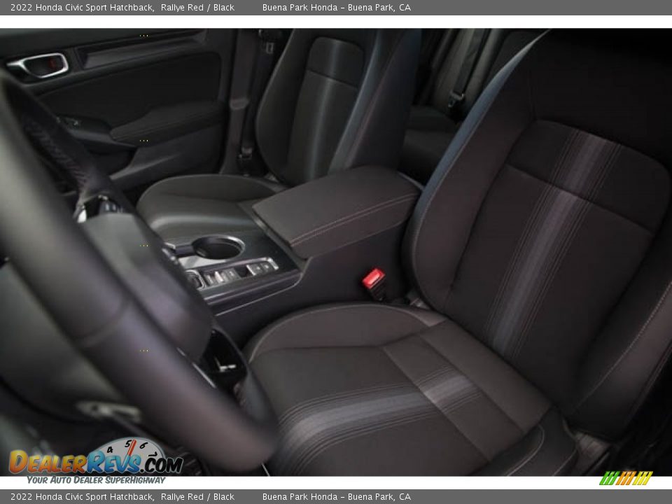 2022 Honda Civic Sport Hatchback Rallye Red / Black Photo #24