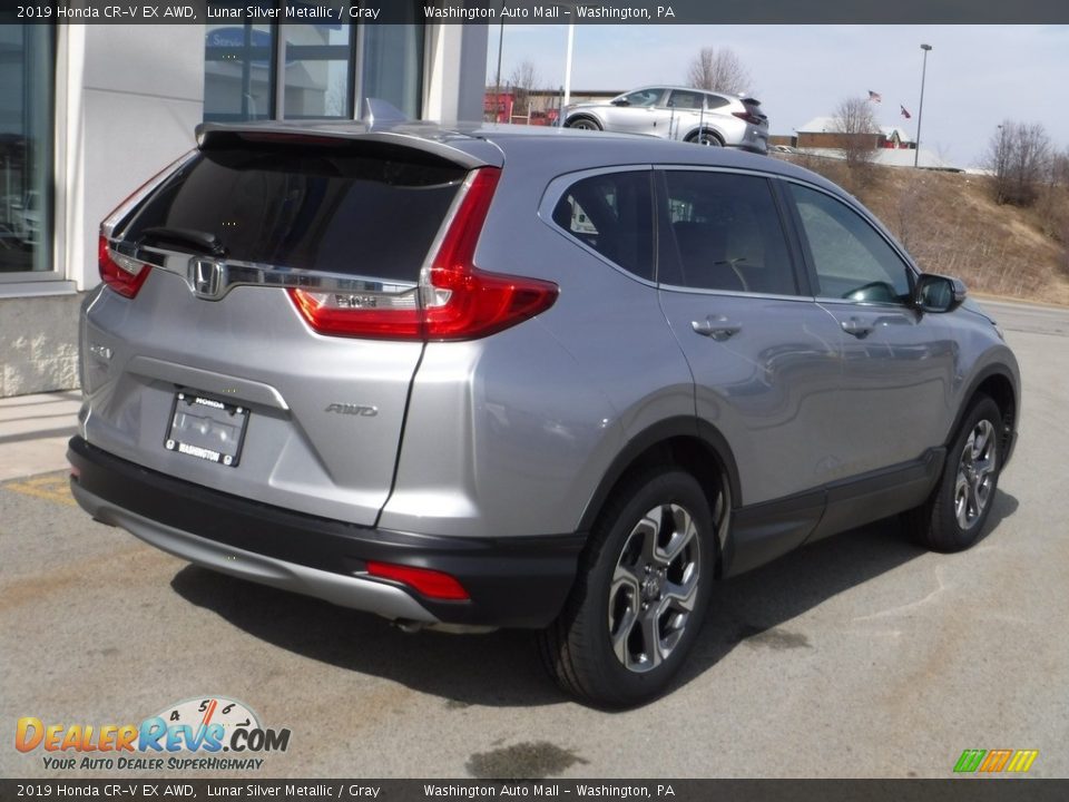 2019 Honda CR-V EX AWD Lunar Silver Metallic / Gray Photo #9