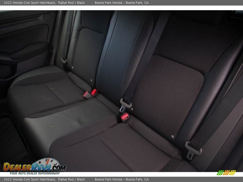 2022 Honda Civic Sport Hatchback Rallye Red / Black Photo #25