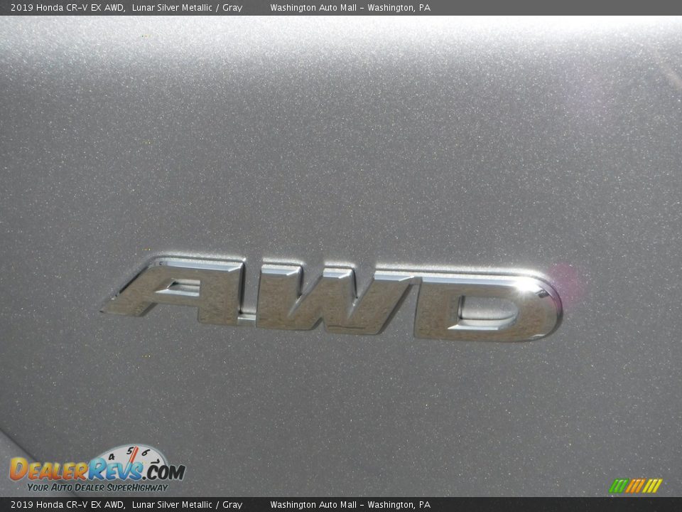 2019 Honda CR-V EX AWD Lunar Silver Metallic / Gray Photo #10
