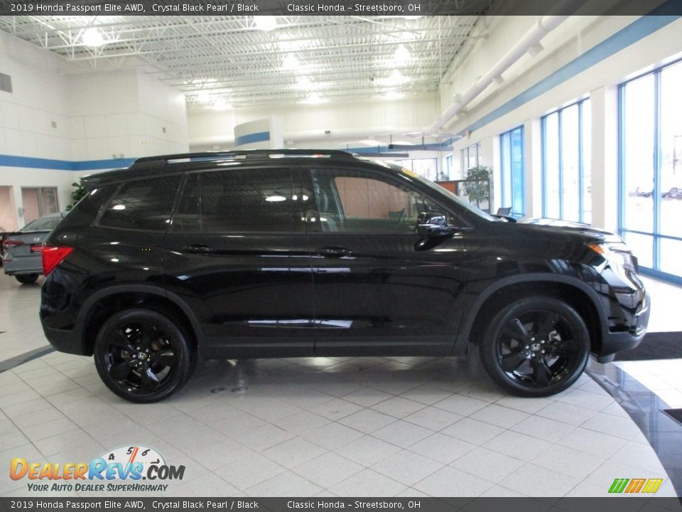 2019 Honda Passport Elite AWD Crystal Black Pearl / Black Photo #4