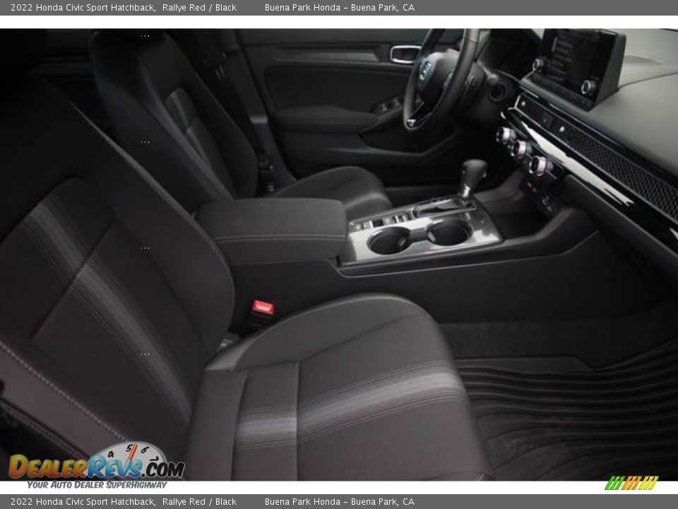 2022 Honda Civic Sport Hatchback Rallye Red / Black Photo #29
