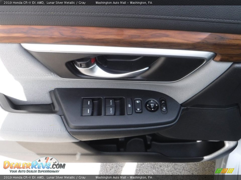 2019 Honda CR-V EX AWD Lunar Silver Metallic / Gray Photo #13
