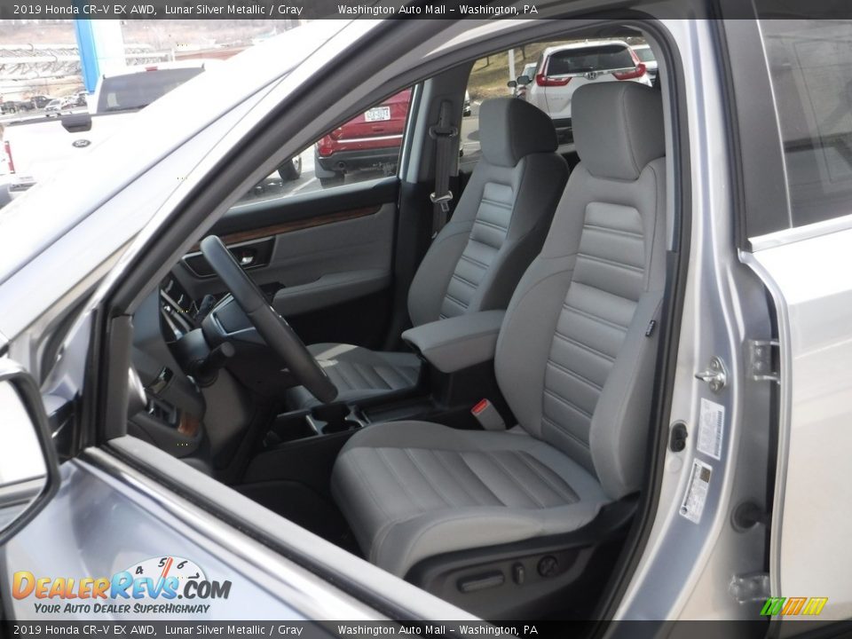 2019 Honda CR-V EX AWD Lunar Silver Metallic / Gray Photo #15