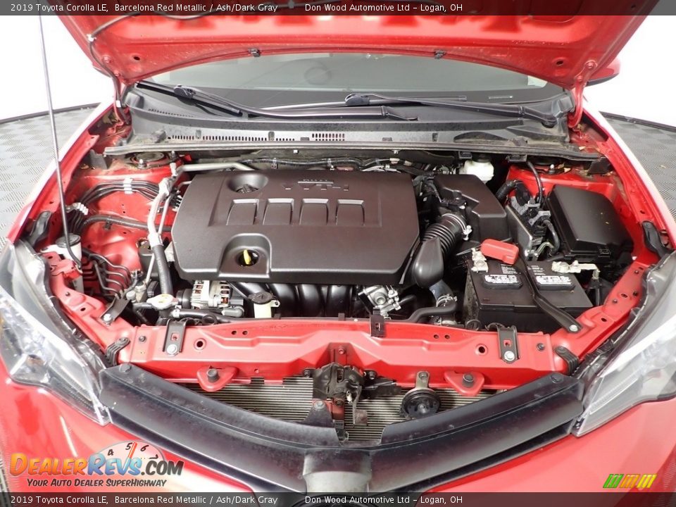 2019 Toyota Corolla LE Barcelona Red Metallic / Ash/Dark Gray Photo #6