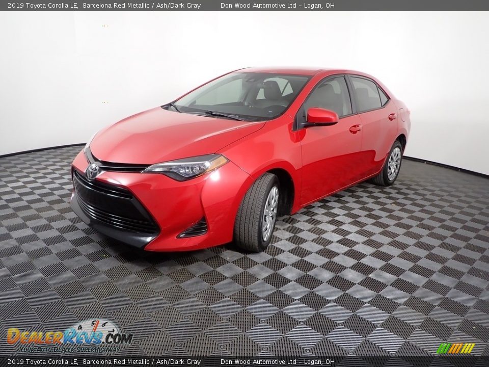 2019 Toyota Corolla LE Barcelona Red Metallic / Ash/Dark Gray Photo #7