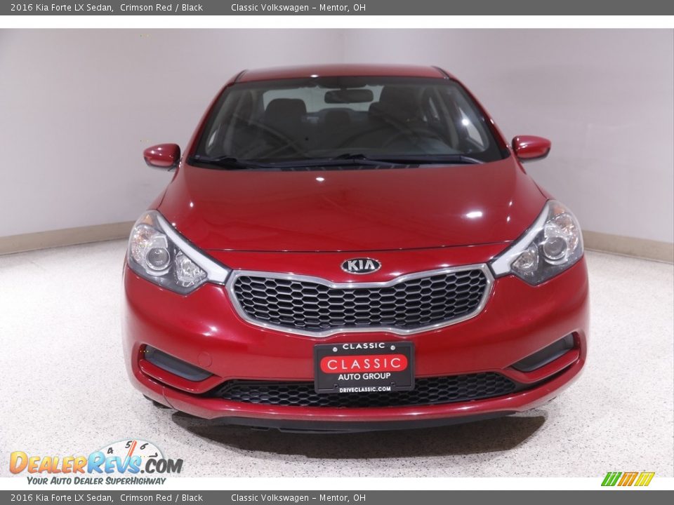 2016 Kia Forte LX Sedan Crimson Red / Black Photo #2