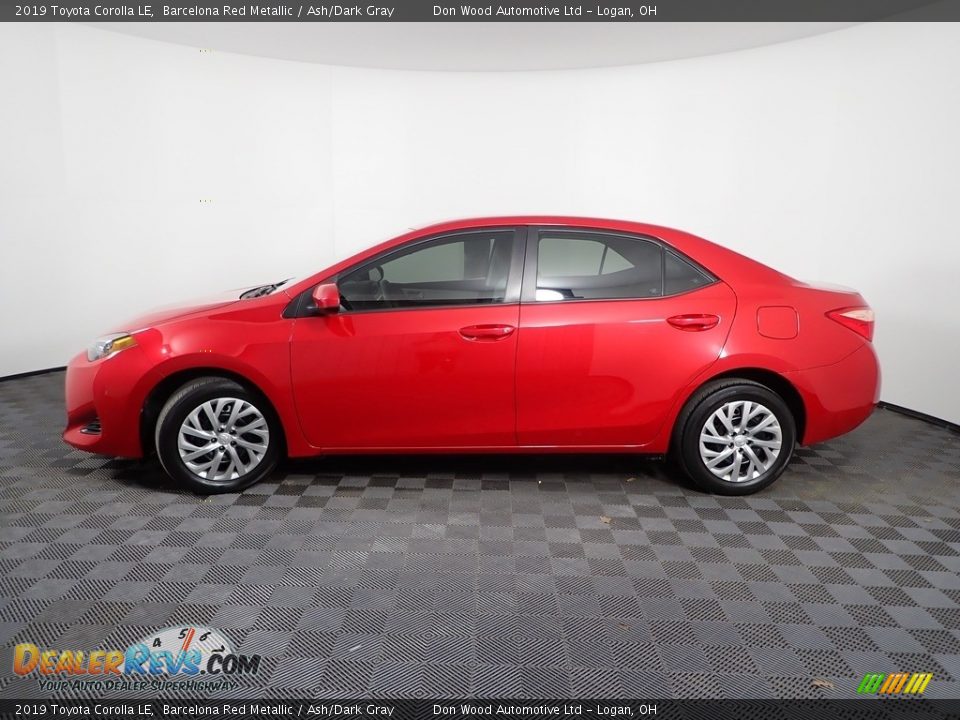 2019 Toyota Corolla LE Barcelona Red Metallic / Ash/Dark Gray Photo #8