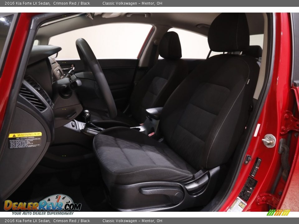 2016 Kia Forte LX Sedan Crimson Red / Black Photo #5