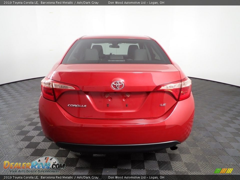 2019 Toyota Corolla LE Barcelona Red Metallic / Ash/Dark Gray Photo #10