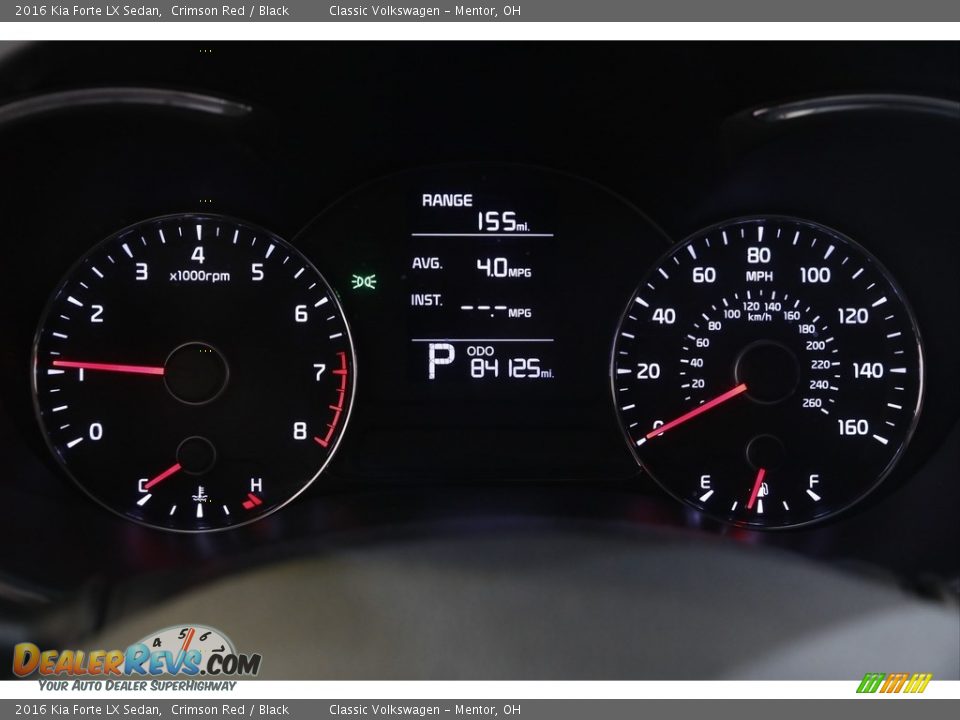 2016 Kia Forte LX Sedan Crimson Red / Black Photo #8