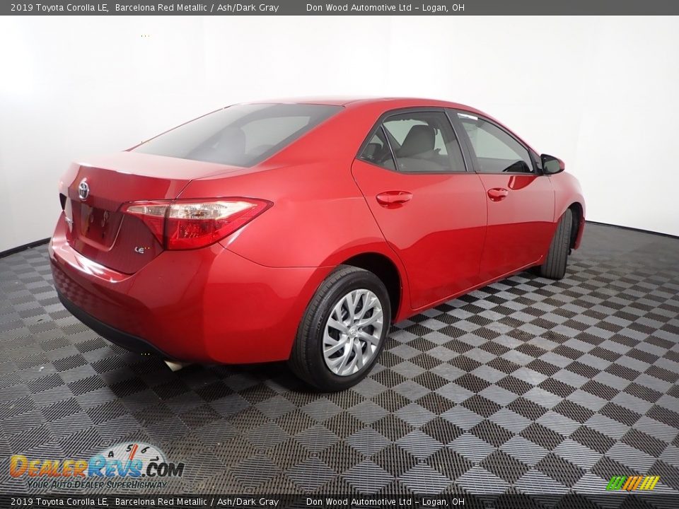 2019 Toyota Corolla LE Barcelona Red Metallic / Ash/Dark Gray Photo #13