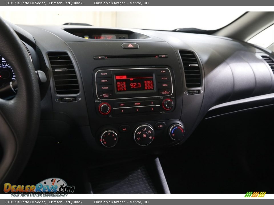 2016 Kia Forte LX Sedan Crimson Red / Black Photo #9