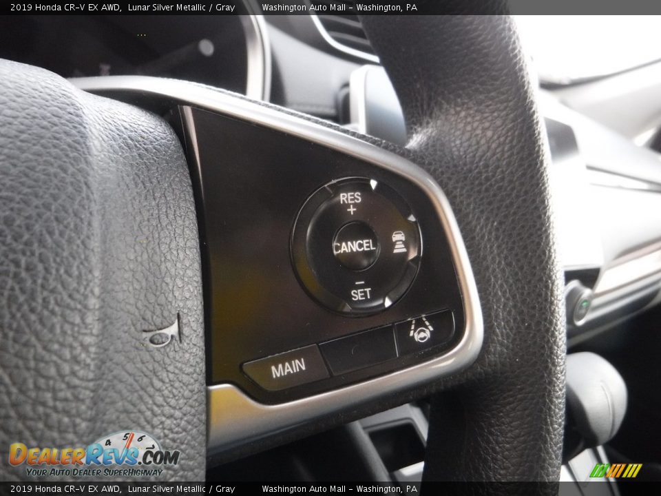 2019 Honda CR-V EX AWD Lunar Silver Metallic / Gray Photo #24