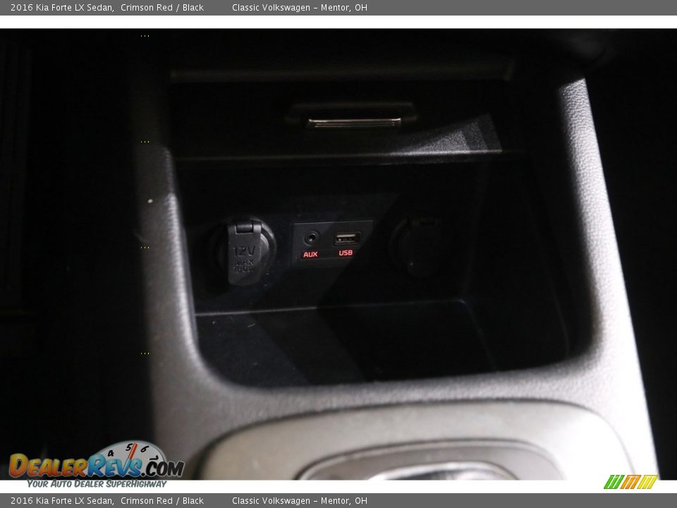2016 Kia Forte LX Sedan Crimson Red / Black Photo #12