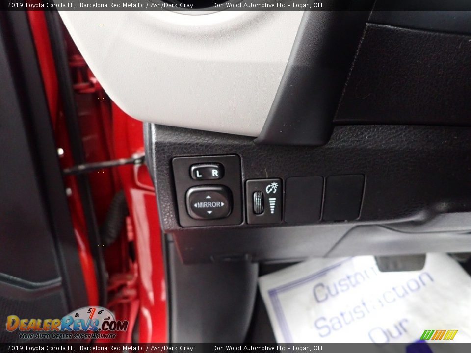 2019 Toyota Corolla LE Barcelona Red Metallic / Ash/Dark Gray Photo #18