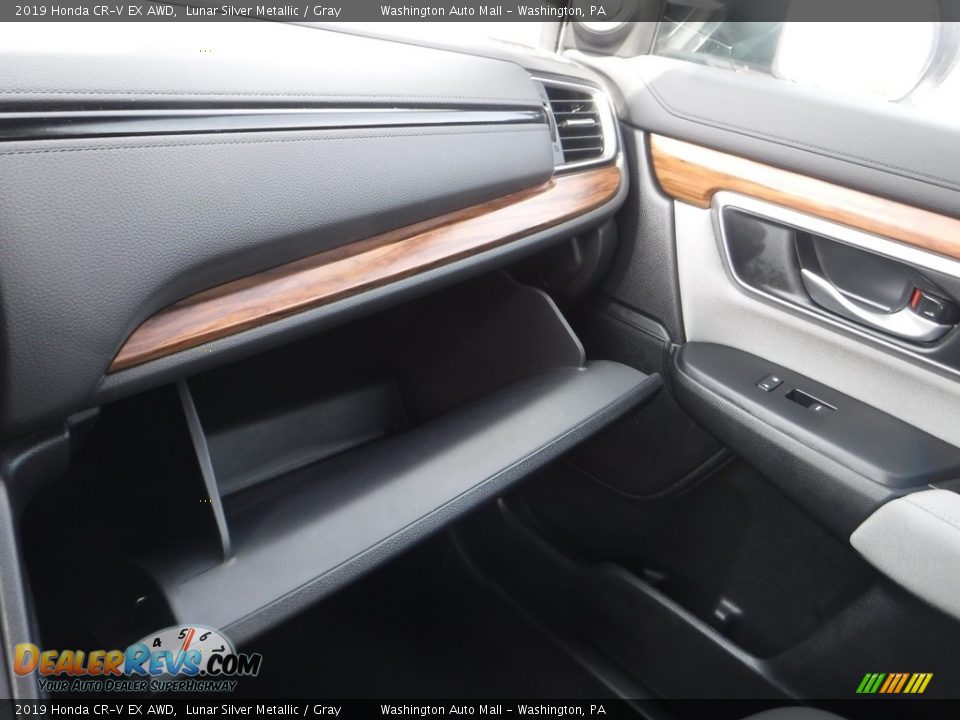 2019 Honda CR-V EX AWD Lunar Silver Metallic / Gray Photo #28